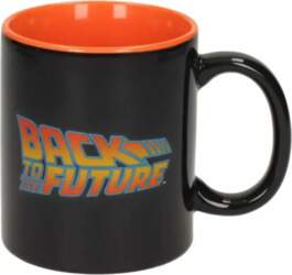 Back to the Future logo krūze