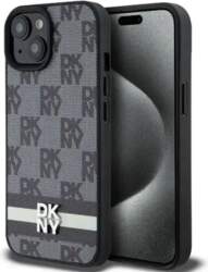 DKNY Leather Checkered Mono Pattern &