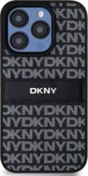 DKNY PU Leather Repeat Pattern Tonal