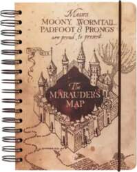Harry Potter Marauders Map A5 burtnīca