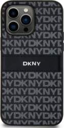DKNY PU Leather Repeat Pattern Tonal