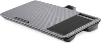 Notebook stand with mouse pad