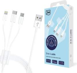 3mk kabelis 3in1 USB-A - micro