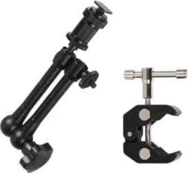 Clamp holder for camera, camera, microphone
