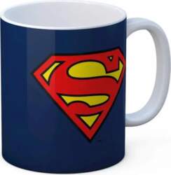 DC Comics Superman logo krūze