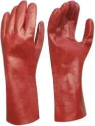 PVC cimdi 35cm ar kokvilnas oderi