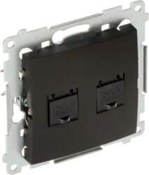SIMON 54 BLACK MODULE COMPUTER SOCKET