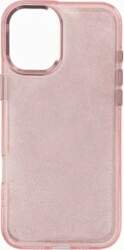 Glitter vāks iPhone 16 - Rozā