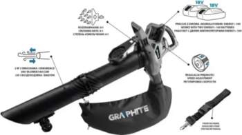 Graphite 58G036 lapu pūtējs