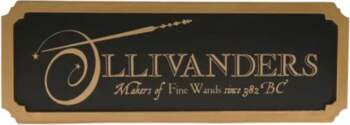 Harry Potter Ollivanders sign