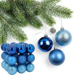 DECORATIVE PLASTIC BAUBLE SAFE 27 PCS