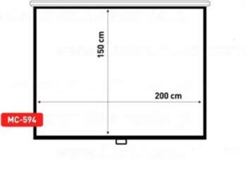 Maclean MC-594 screen (ceiling, wall; manually