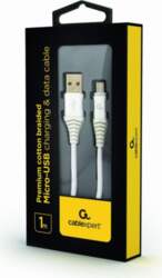CABLE USB2 TO MICRO-USB 1M/CC-USB2B-AMMBM-1M-BW2 GEMBIRD