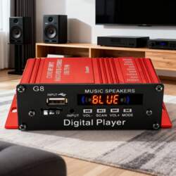 Audio pastiprinātājs 200w ar bluetooth, usb