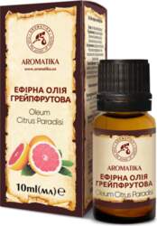 Ēteriskā eļļa Greipfrūts, Aromatika, 10 ml
