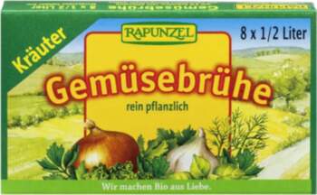 Vegetable bouillon cubes, Rapunzel Bio, with