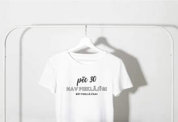 Unisex t-krekls Pēc trīsdesmit