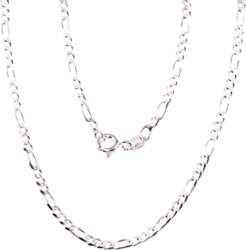 Sudraba ķēdīte Figaro 2,2 mm