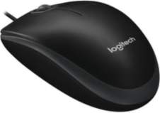 Datorpele Logitech B100, ar vadu, melna