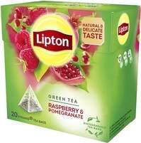 Zaļā tēja Lipton Pyramid, Raspberry &