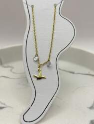 Ķēdīte ap kāju "Yellow Gold"