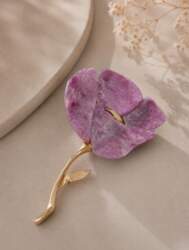 Broša "Violet Bloom"