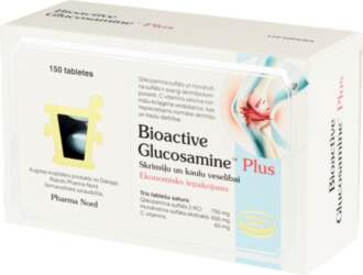 BIOACTIVE Plus Glucosamine tabletes (150 gab