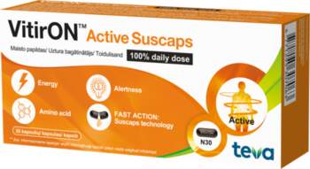 VITIRON Active 100% Dienas deva Suscaps