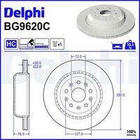Bremžu diski BG9620C DELPHI