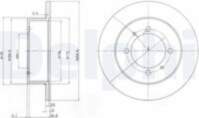 Bremžu diski BG3609 DELPHI
