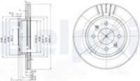 Bremžu diski BG3934 DELPHI
