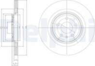 Bremžu diski BG4078 DELPHI