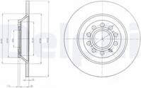 Bremžu diski BG4088 DELPHI