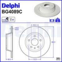 Bremžu diski BG4089C DELPHI