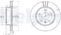 Bremžu diski BG3296 DELPHI