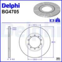 Bremžu diski BG4075 DELPHI