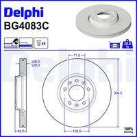Bremžu diski BG4083C DELPHI