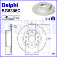 Bremžu diski BG5306C DELPHI