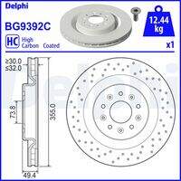 Bremžu diski BG9392C DELPHI