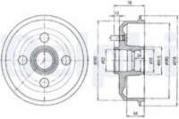 Bremžu trumulis BF329 DELPHI