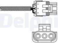 Lambda zonde ES10996-12B1 DELPHI