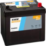Startera akumulatoru baterija EA654 EXIDE