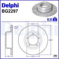 Bremžu diski BG2297 DELPHI
