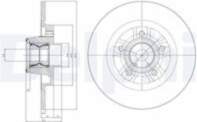 Bremžu diski BG9113RSC DELPHI