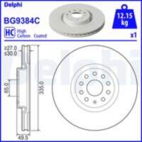 Bremžu diski BG9384C DELPHI