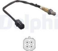 Lambda zonde ES21075-12B1 DELPHI
