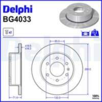 Bremžu diski BG4033 DELPHI