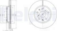Bremžu diski BG4093C DELPHI