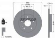 Bremžu diski 92354603 TEXTAR
