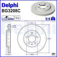 Bremžu diski BG3208C DELPHI
